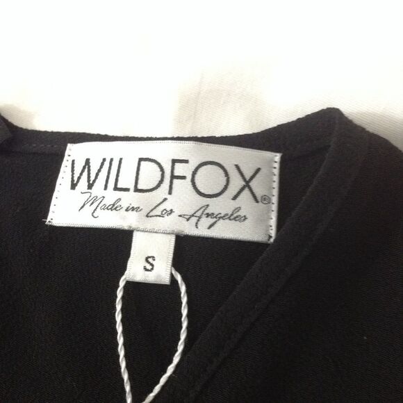 Wildfox Black Cut It Out Long Sleeve Flowy Maxi Dress New Size Size Small - Picture 3 of 8